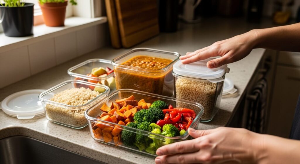 Gesunde Mahlzeiten vorbereiten in der Küche – Alltag gesünder machen mit Meal Prep